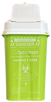 Origineel Refrein motief Naaldencontainer Sharpsafe Bosman 0,2 ltr. | Mijn Bosman