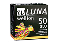 Wellion luna bloedglucoseteststrip 50 st